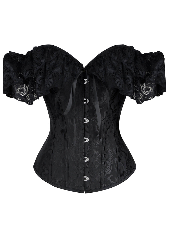 トップス LUTENS Corsage off_shoulder top Mzkdieey Women's Renaissance Royal Court Corset Top Princess