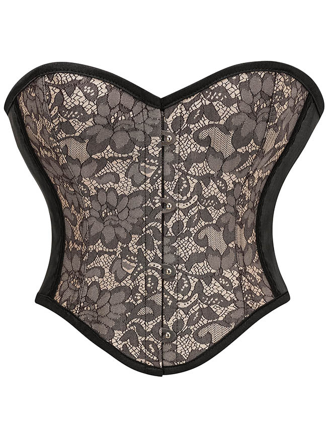 Corset Femme Avec Lacets Et Jarretelles – Bustier Gainant, 12 Baleines, Pour Une Silhouette Galbée - 3