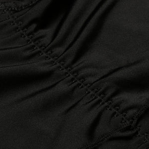 Fashion Women Black High Compression Seamless Shapewear Panties Detail View