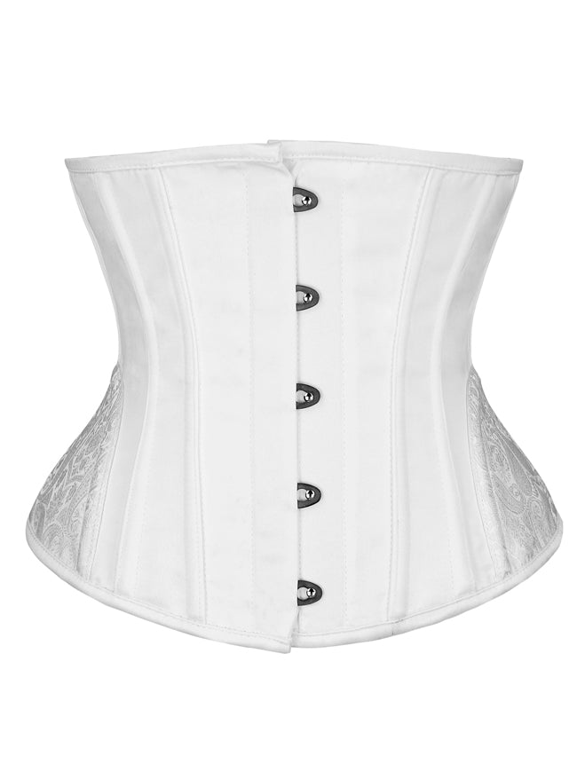 Women's Vintage 14 Steel Boned Waist Training Bridal Underbust Corset