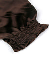 Renaissance Victorian Floral Brocade Ruffle Long Sleeves Overbust Corset Bustier Top Detail View