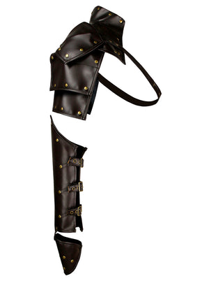 Steampunk Shoulder Armor Leather Pauldron Harness Gauntlet Guard