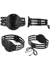 Leather Corset Belt for Halloween Costume Side View