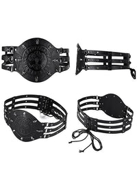 Leather Corset Belt for Halloween Costume Side View