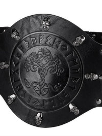 Steampunk Pirate Belt for Men Back View