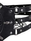 Wide Medieval Belt Costume Accessories Detail View