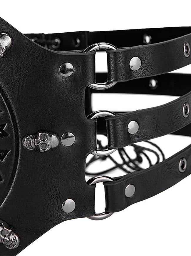 Wide Medieval Belt Costume Accessories Detail View