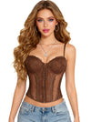 Y2K Corset Lace  Going Out Tops for Concert Club Side View
