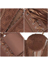 Overbust Corset Tops for Women Y2K Party Tops Detail View