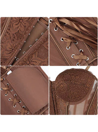 Overbust Corset Tops for Women Y2K Party Tops Detail View