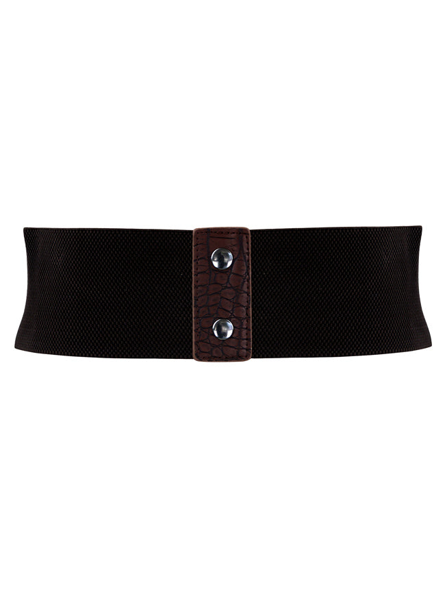Gothic Victorian Faux Leather Rivet Accents Steampunk Accessories Belt