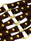 Punk Retro Faux Leather Elastic Symmetrical Waist Corset Belt