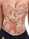 Cottagecore Cropped Corset Top Model View
