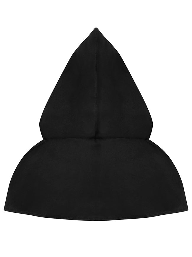Wicca Hood Gothic Accessories Side View