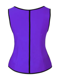 Postpartum Latex Steel Boning 3 Hooks Firm Control Underbust Waist Cincher Corset