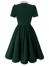 50s Retro Petite Dresses Back View