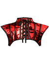 Gothic Punk Shiny Medieval Jacket Shrug Pirate Costume Accessories Armor Back View