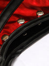 Renaissance Victorian Medieval Red Jacket Shrug Pirate Costume Accessories Detail View