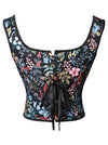 Victorian Renaissance Vest Overbust Corset Back View