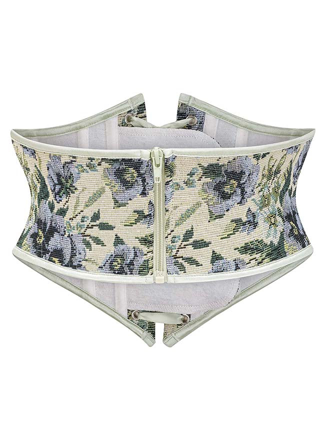 Wide Corset Belt Structured Medieval Times Outfit Detail View
