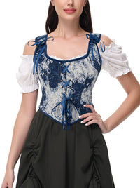 Renaissance Push Up Corset for Women Side View