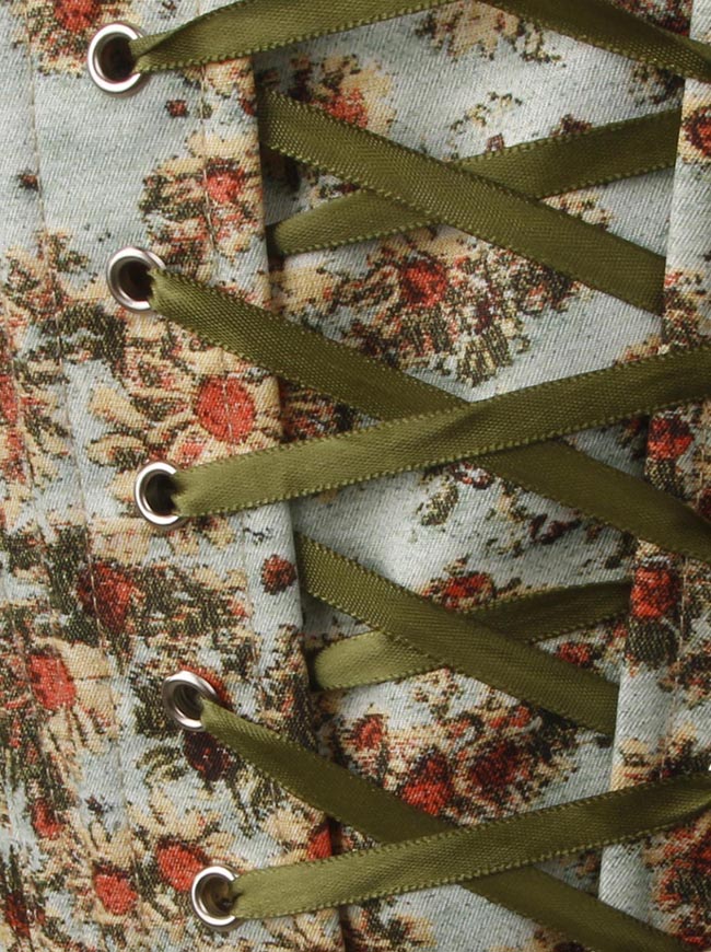 Vintage Ren Faire Corset Detail View
