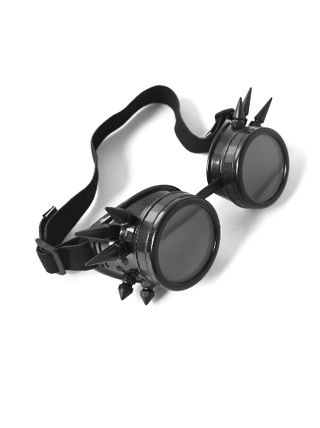 steampunk goggles black Steampunk Goggles Welding Retro Gothic Cyberpunk Cosplay Costume Accessory Sunglasses