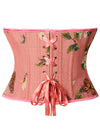 Women Bustier Overbust Corset Top Back View