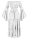 Medieval Renfaire Chemise Dresses Back View
