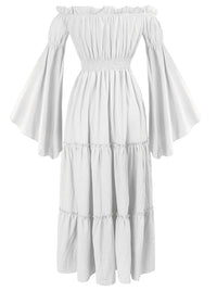 Medieval Renfaire Chemise Dresses Back View