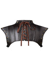 Retro Steampunk Accessories Brown Color Corset Shrug Back View