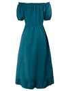 Chemise Renaissance Peasant Dresses Back View