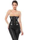 Lovely Black Mesh Punk Lace Up Underbust Corset Bustier Detail View-1