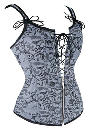 Renaissance Schnürung Vintage Boned Bustier Korsett Weste Seitenansicht