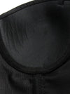 Burlesque Cheap Steampunk Clubwear Dance Push up Hook and Eye Strap Party Metallic Bra Detail View