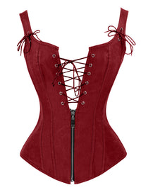 Renaissance Vintage Bustier Korsett Top mit Schnürung Hauptbild
