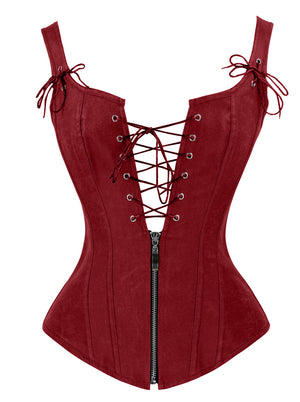 Renaissance veterschoenen vintage bustier corset met kousenbanden