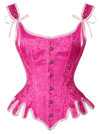 Vintage keskiaikainen palatsi hovikorsetti bustier-alusvaateliivi toppi yksityiskohtainen näkymä