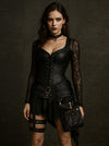 Cosplay Women Leather Utility Hip Bag Side View