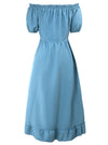 Women Medieval Renaissance Dress Adult Fairy Back View