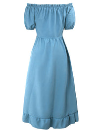Women Medieval Renaissance Dress Adult Fairy Back View