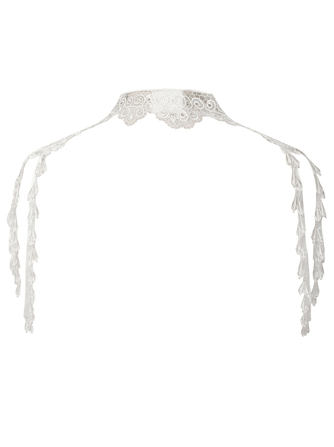 Women Steampunk Gothic Shawl Shrug Back View