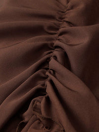Retro Medieval Steampunk Gothic Layered Skirt Detail View