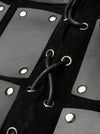 Steampunk Chest Plate Armor Black Detail View