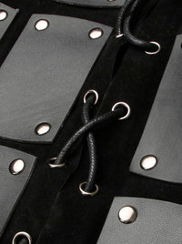 Steampunk Chest Plate Armor Black Detail View