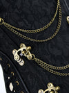 Victorian Vintage Style Brocade Waist Training Underbust Corset