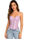 Lace Cute Corset Tops for Women Going Out Side View