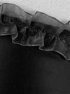 Femmes de haute qualité en satin rembourré licou fermeture éclair serre-taille bustier corset haut noir vue détaillée