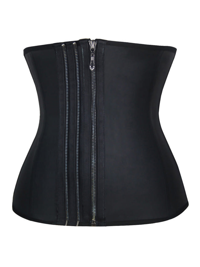 Latex Underbust Waist Training Steel Boned Hourglass Shapewear Corset