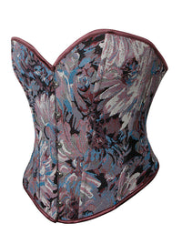Renaissance Daisy Printed Corset Bustier Back View